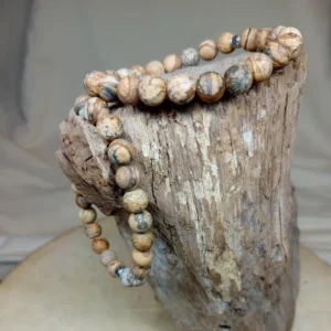 Bracelet Jaspe Paysage - L'Esprit du Voyageur