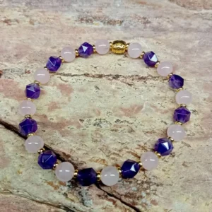 BRACELET ROSE ÉTOILÉ