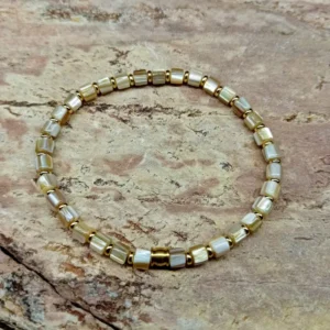BRACELET RÊVE NACRÉ D'OR