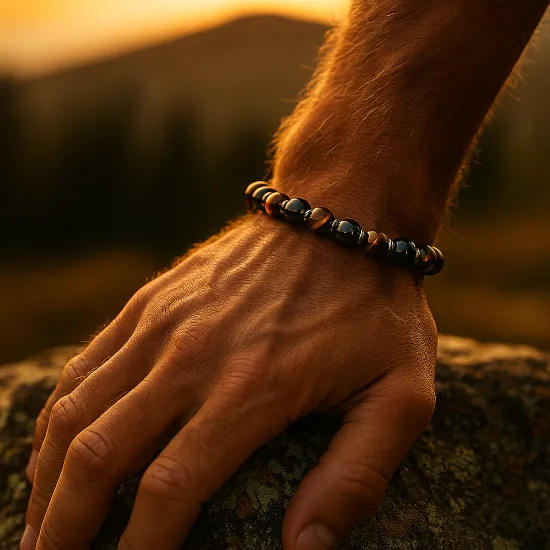 achat-bracelet-perles-en-pierre-homme